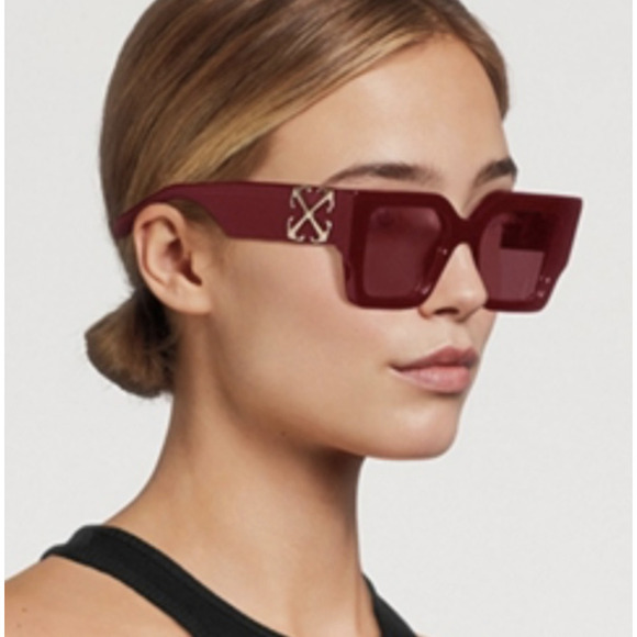 NWT Off-White Catalina Burgundy Cat Eye 55mm Sunglasses main image 4
